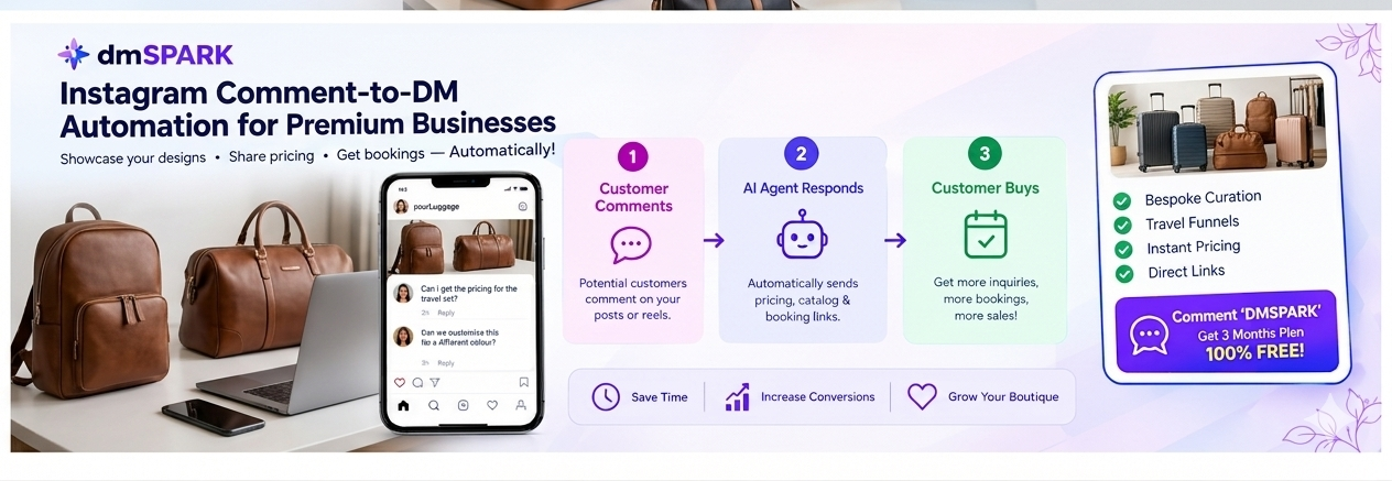Instagram automation guide for bag and luggage retailers
