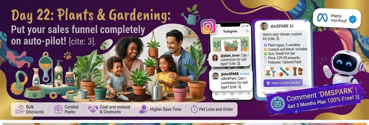 Instagram automation guide for plant shops and gardening businesses
