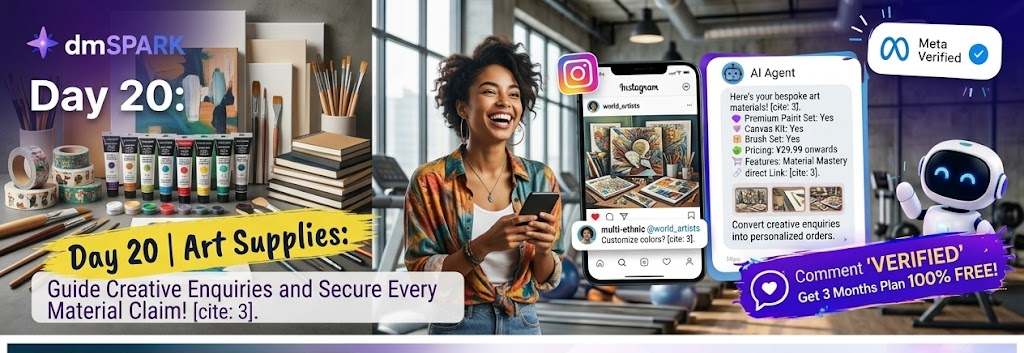 Paints, brushes, and art supplies for an Instagram business