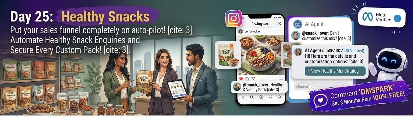 Healthy snack packs, nuts, and dried fruit for an online brand